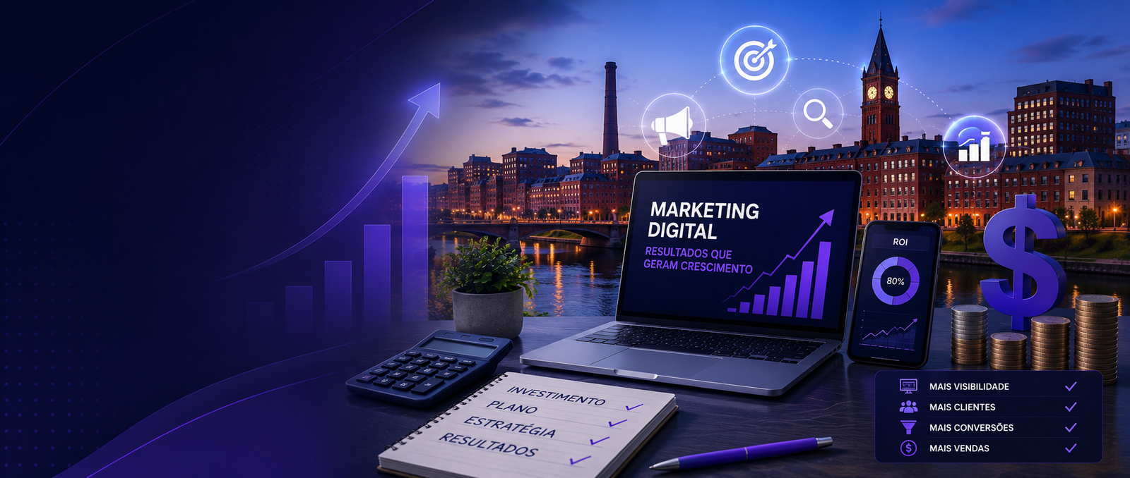 Quanto Custa Marketing Digital em Lowell MA